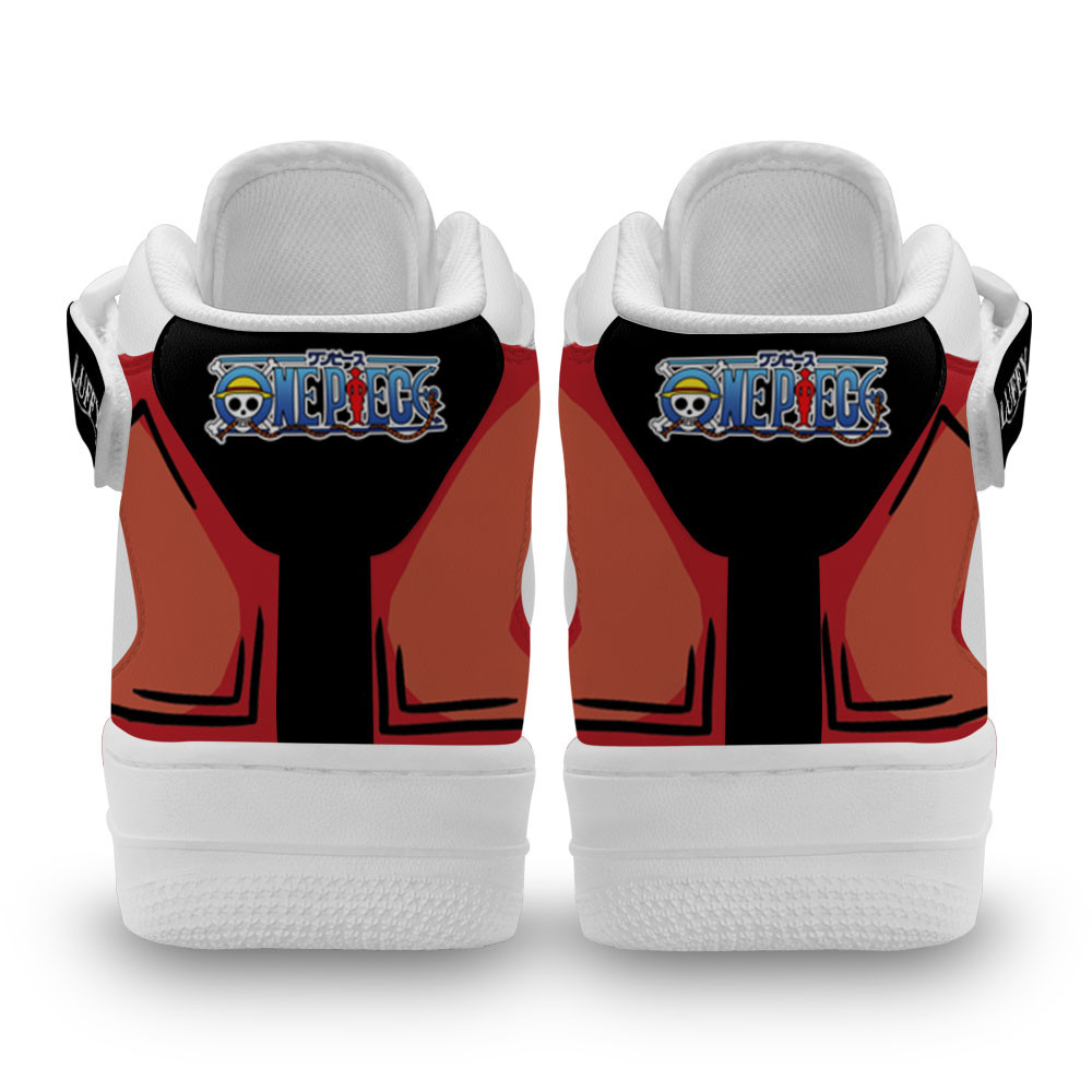 Luffy Sneakers Air Mid One Piece Custom Anime Shoes