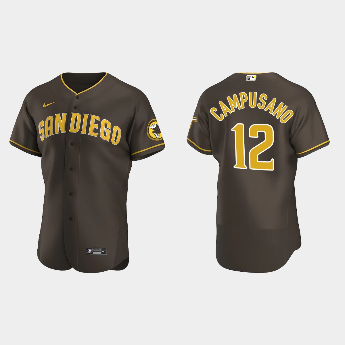 Luis Campusano San Diego Padres Road Jersey - Brown