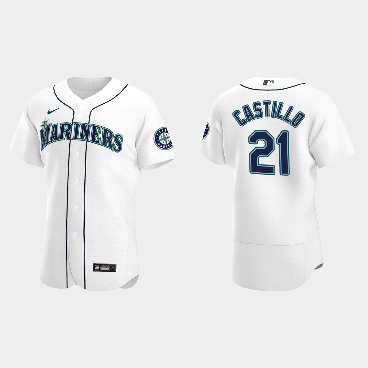 Luis Castillo Seattle Mariners Home Jersey - White
