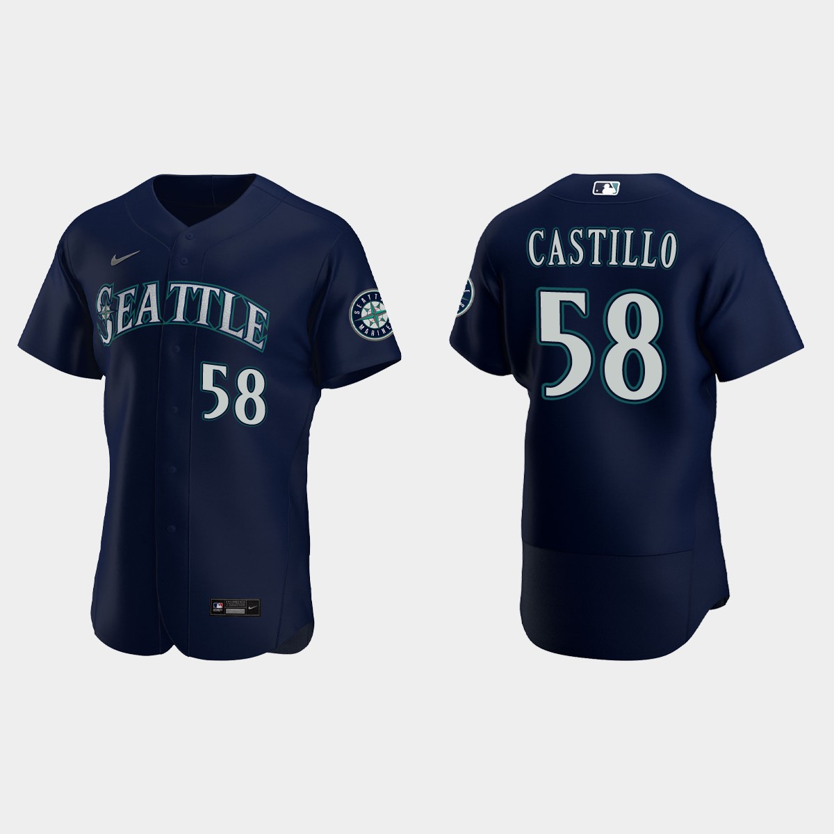Luis Castillo Seattle Mariners Jersey - Navy