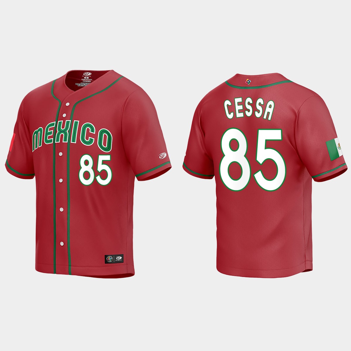 Luis Cessa Mexico 2023 World Classic Jersey - Red