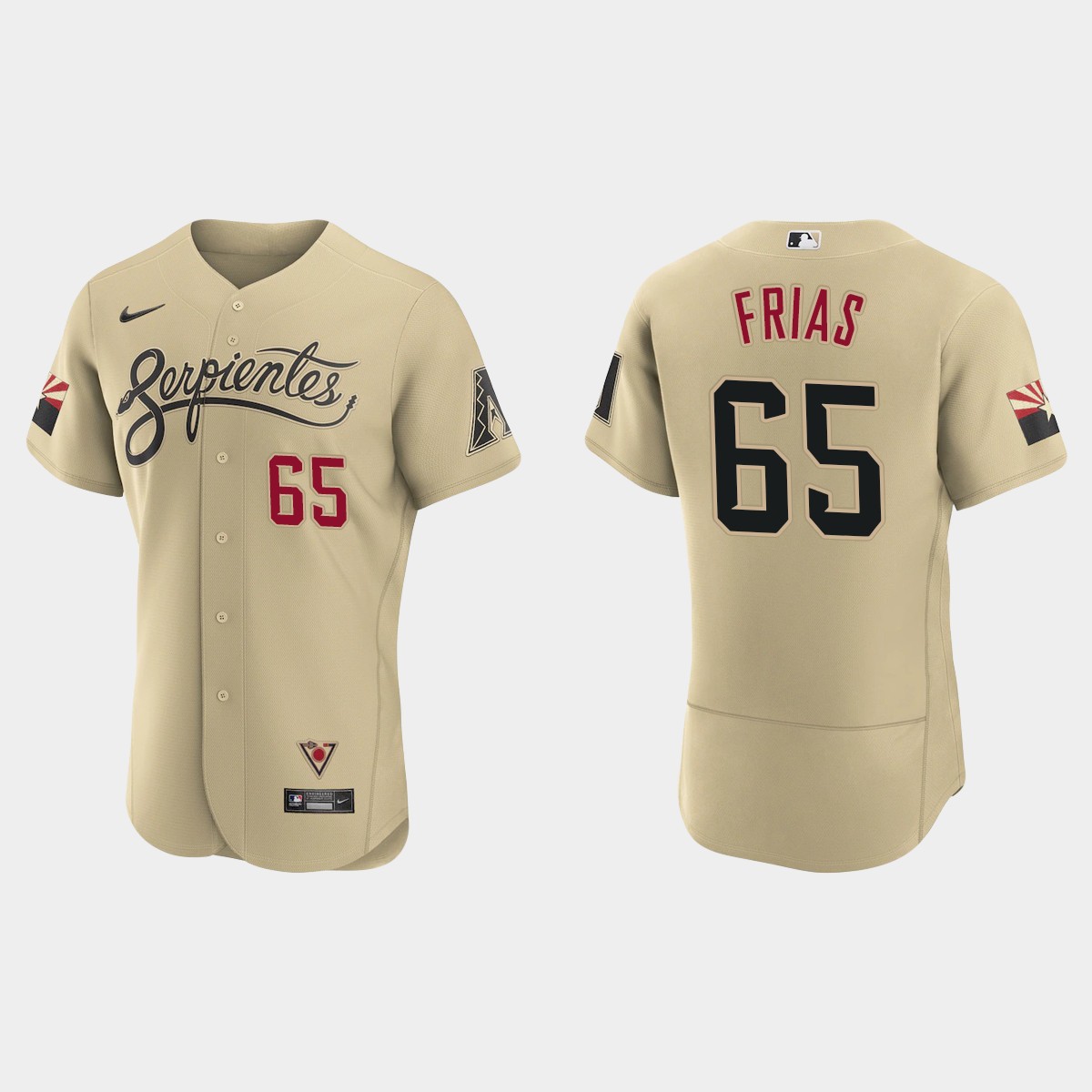 Luis Frias Arizona Diamondbacks City Connect Jersey - Gold