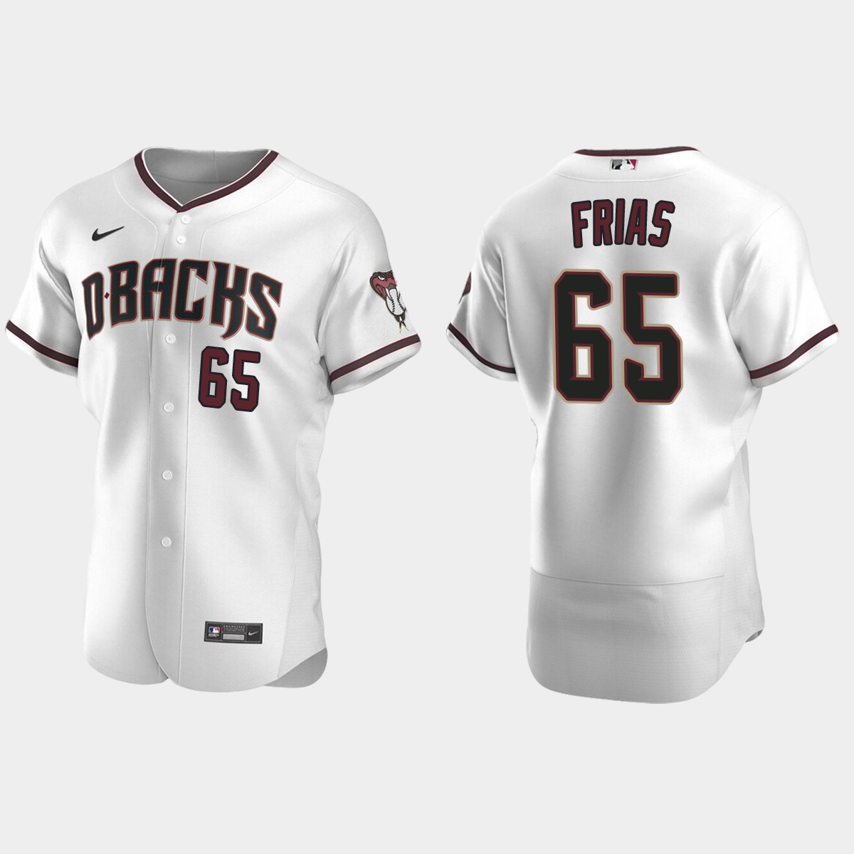 Luis Frias Arizona Diamondbacks Home Jersey - White