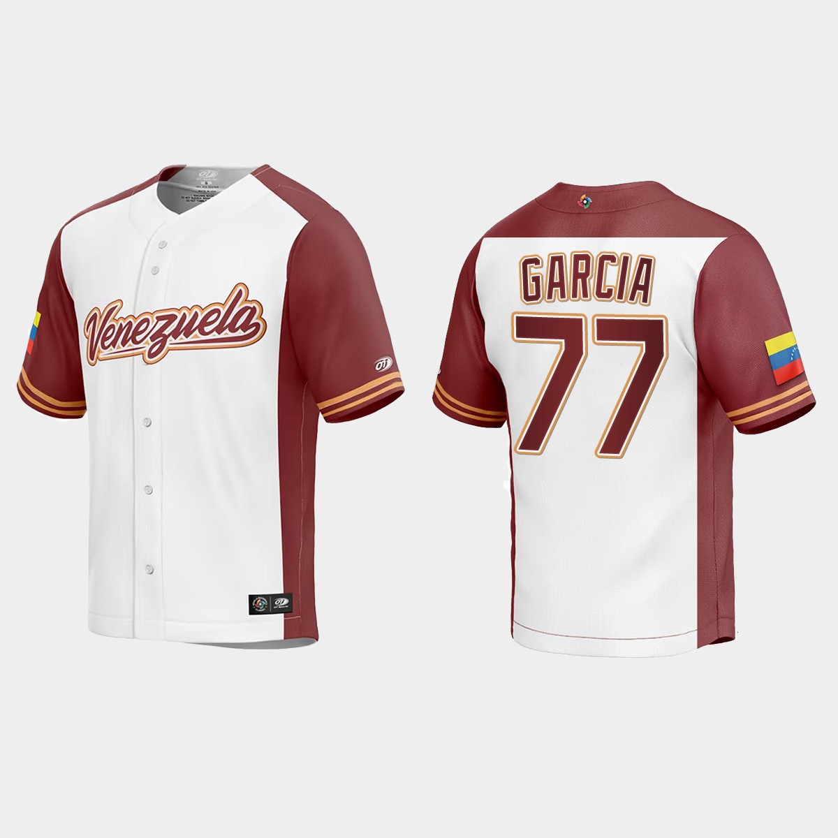Luis Garcia Venezuela 2023 World Classic Jersey - White
