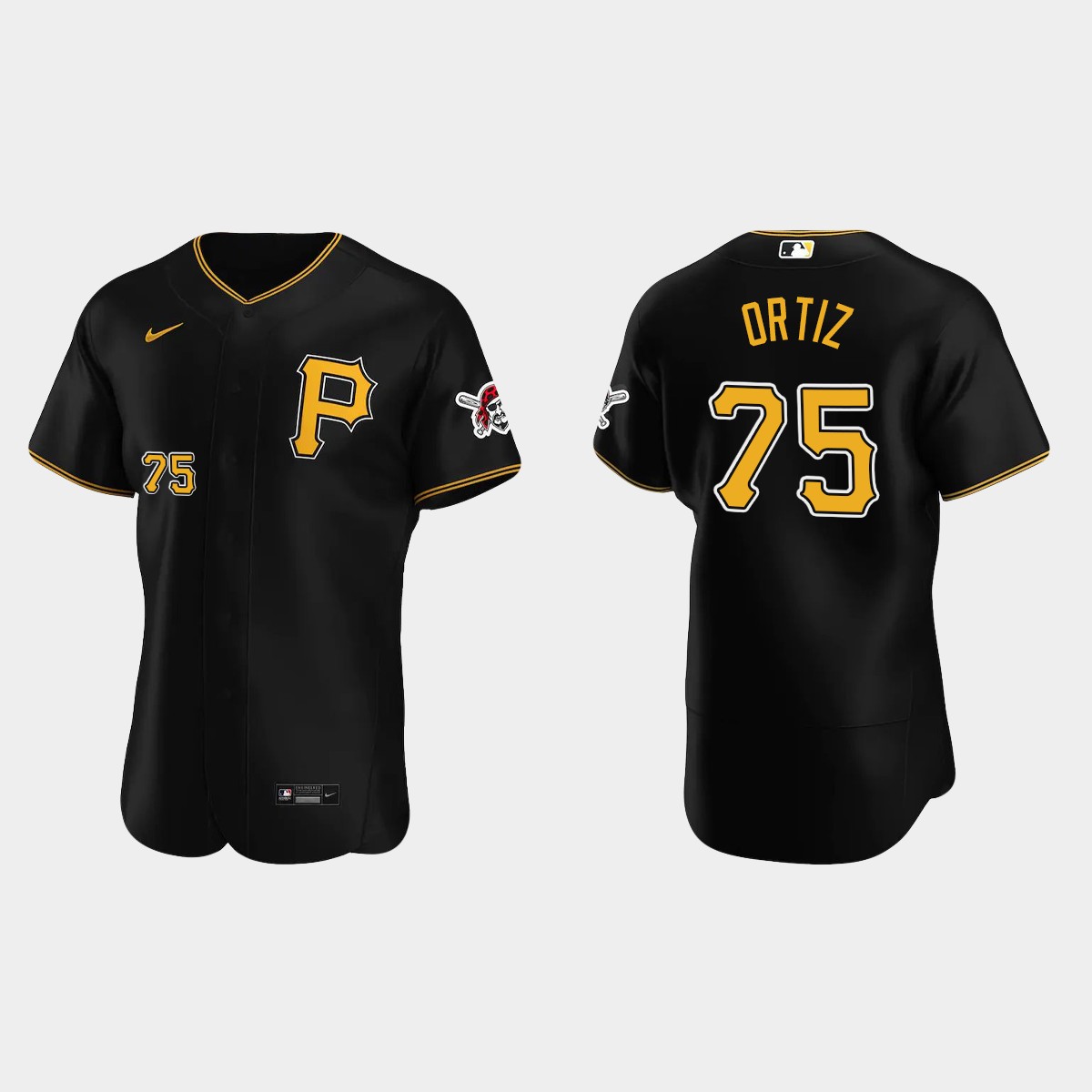 Luis Ortiz Pittsburgh Pirates Alternate Jersey - Black