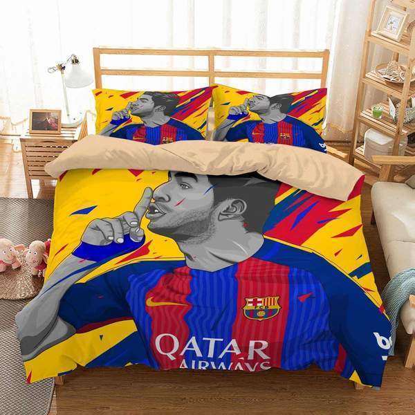 Luis Suarez 3D Customized Duvet Cover Bedding Set