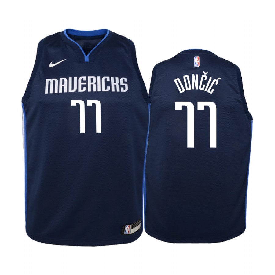 Luka Doncic Dallas Mavericks 2019-20 Statement Youth Jersey - Navy