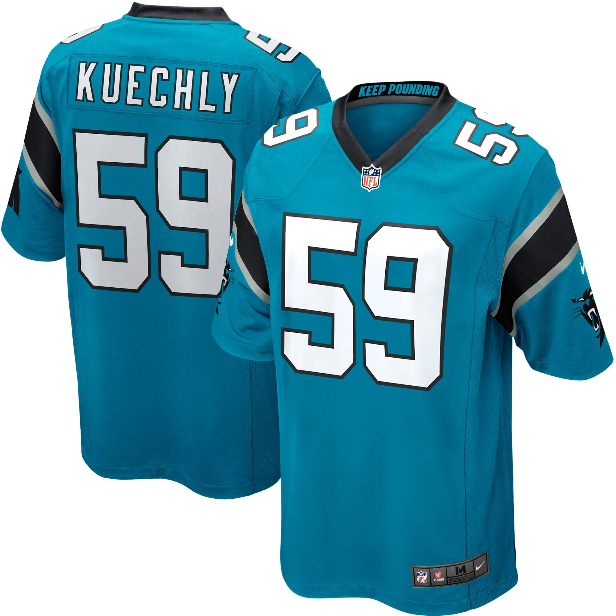 Luke Kuechly Carolina Panthers Blue Jersey - All Stitched 