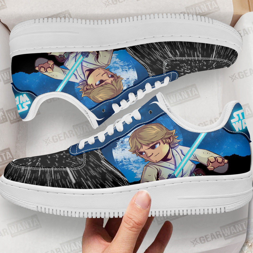 Luke Skywalker Air Sneakers Custom Star Wars Shoes