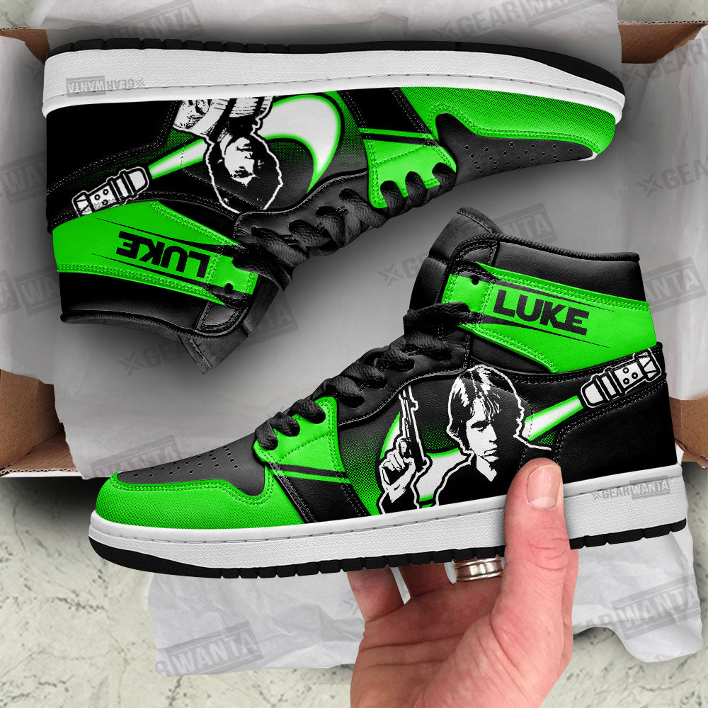 Luke Star Wars JD Sneakers Shoes For Fans Sneakers, Air Jordan Hightop