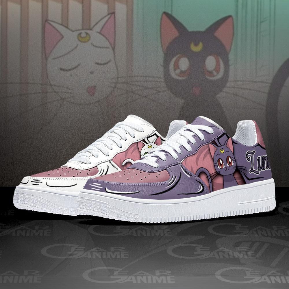 Luna and Artemis Air Sneakers Custom Sailor Anime Shoes
