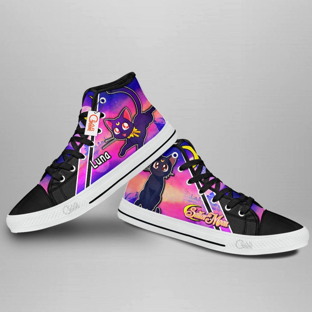 Luna Anime Custom High Top Shoes