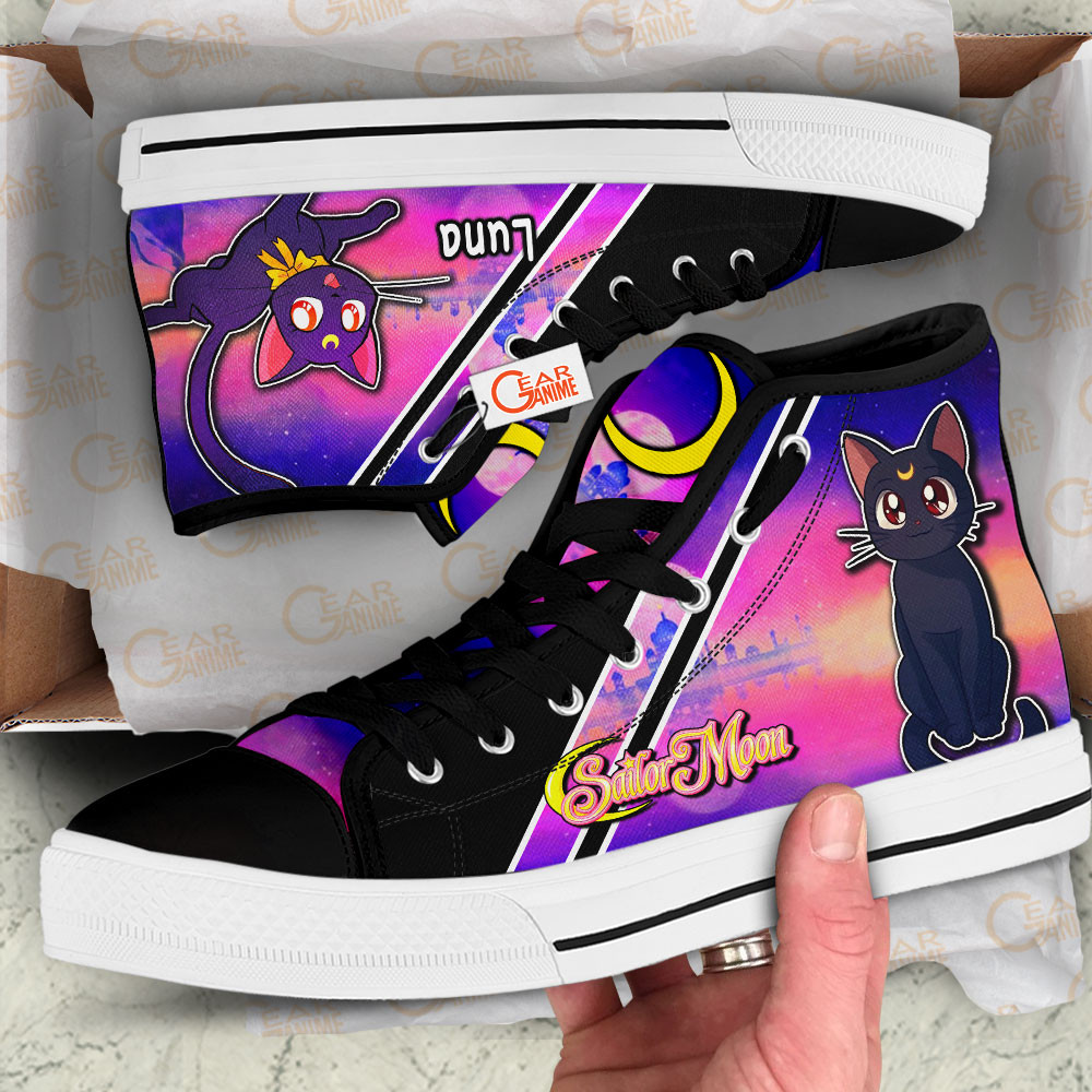 Luna Anime Custom High Top Shoes