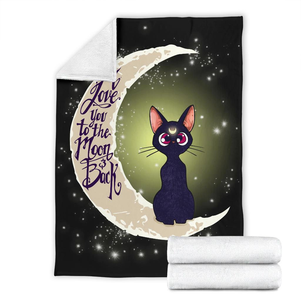 Luna Cat Sherpa Blanket Cozy Blanket Fleece Blanket