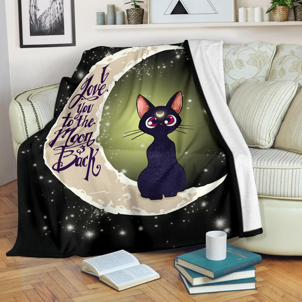 Luna Cat Sherpa Blanket Cozy Blanket Fleece Blanket
