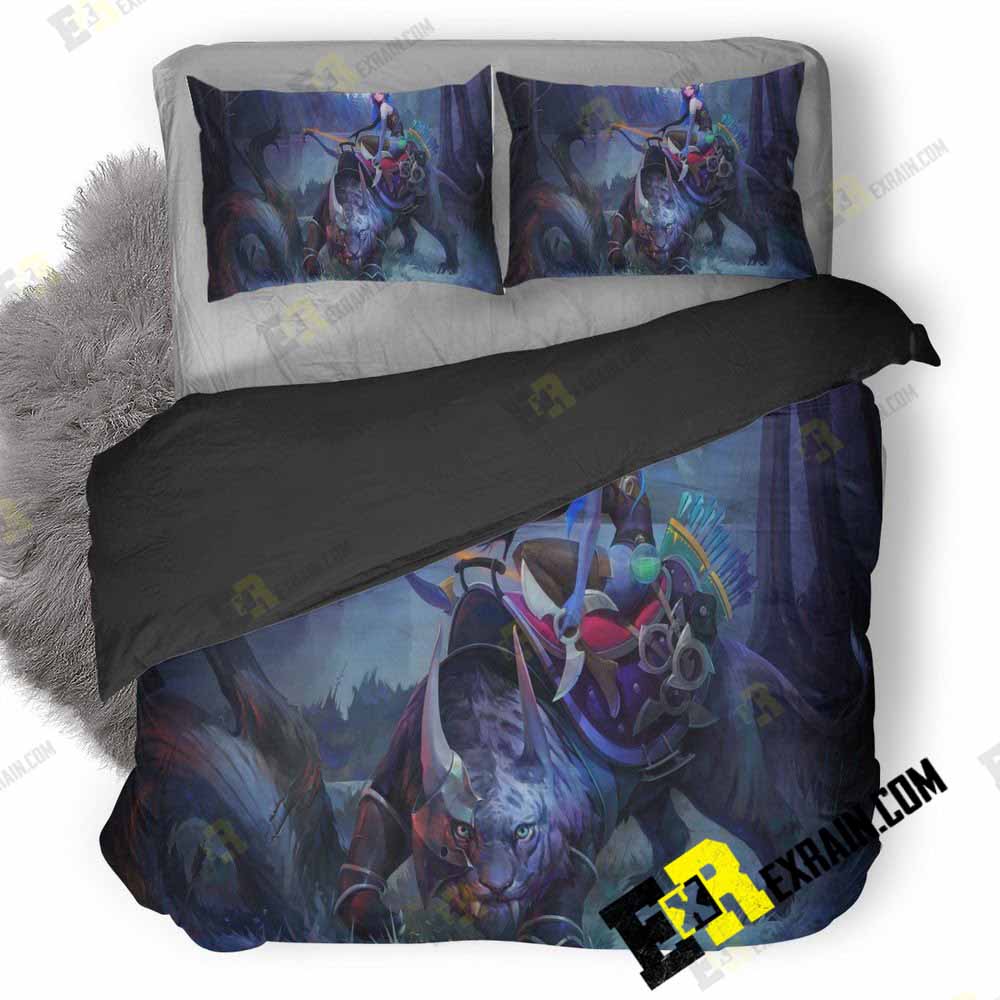 Luna Dota Tiger 88 3D Customized Duvet Cover Bedding Set