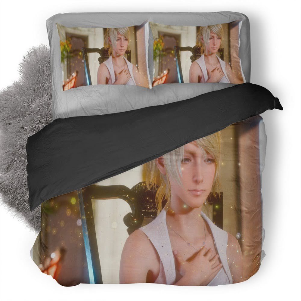 Luna Final Fantasy X 3D Customized Duvet Cover Bedding Set