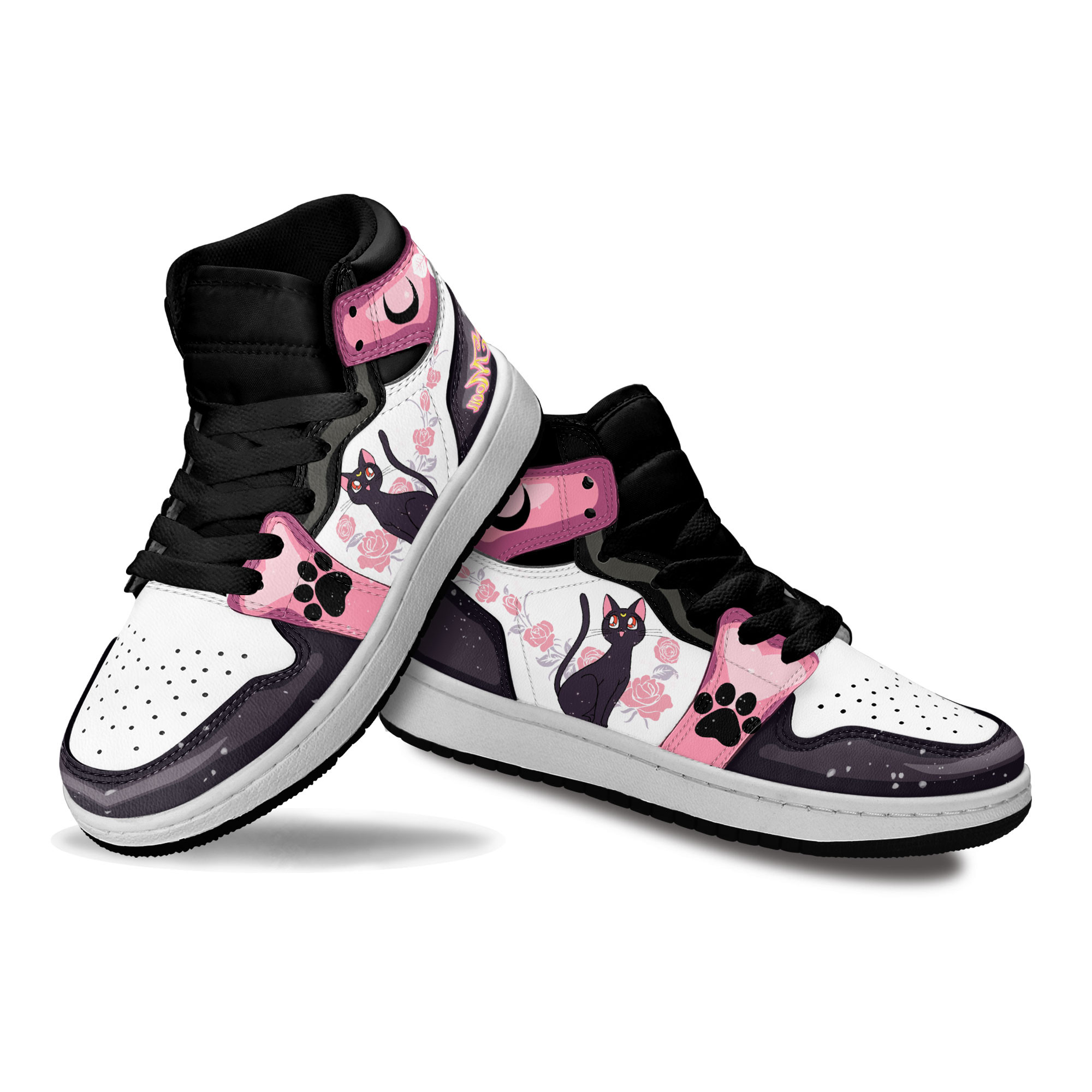 Luna Kids Sneakers Custom Sailor Anime Shoes For Kids