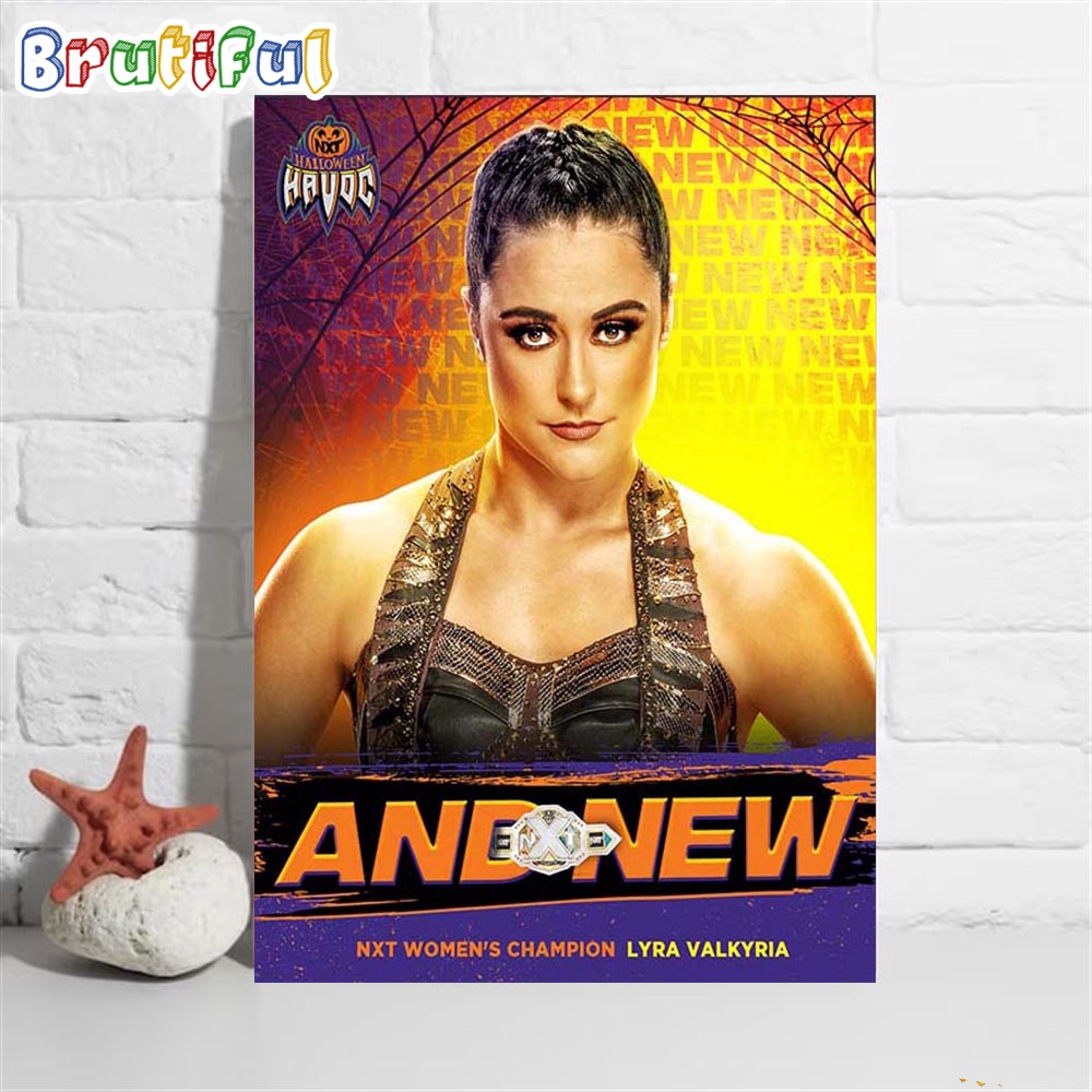 Lyra Valkyria And New WWE NXT Womens Champion Wall Art Poster Canvas