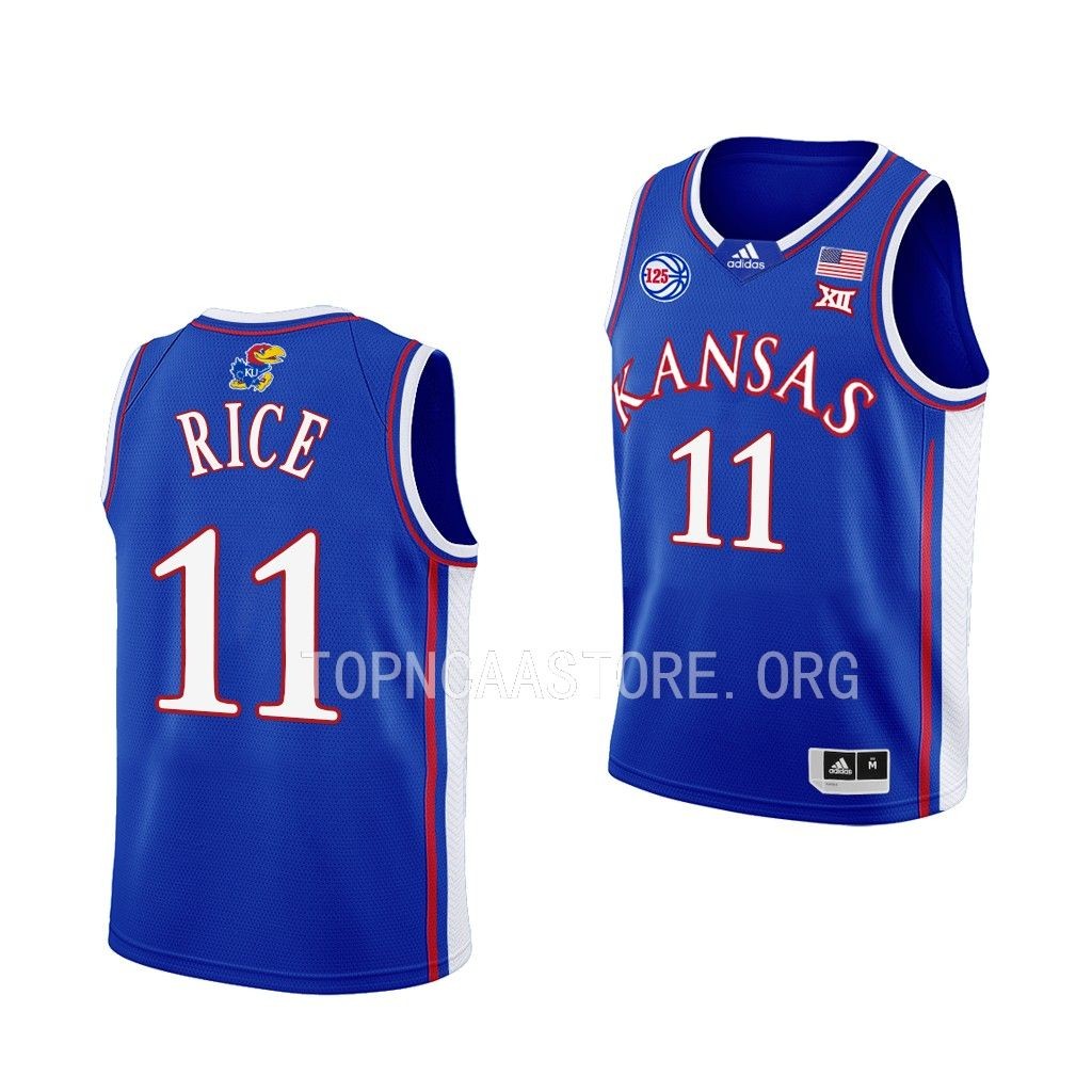 M.J. Rice Kansas Jayhawks Royal Swingman Youth Jersey