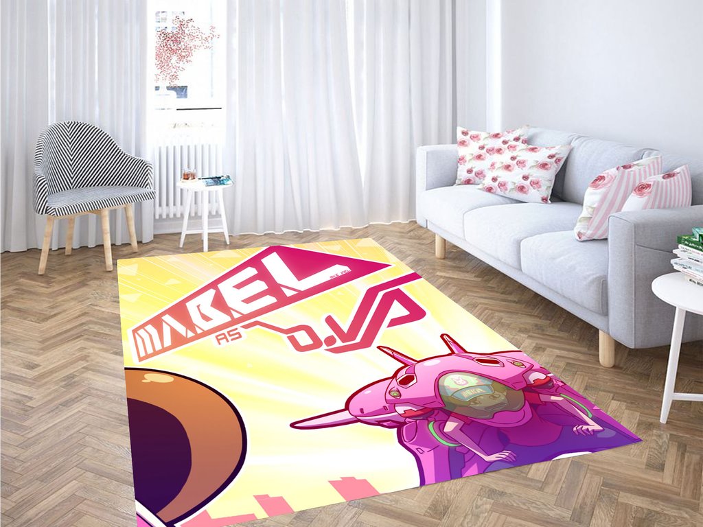 Mabel As Diva Living Room Modern Carpet Rectangle Rug