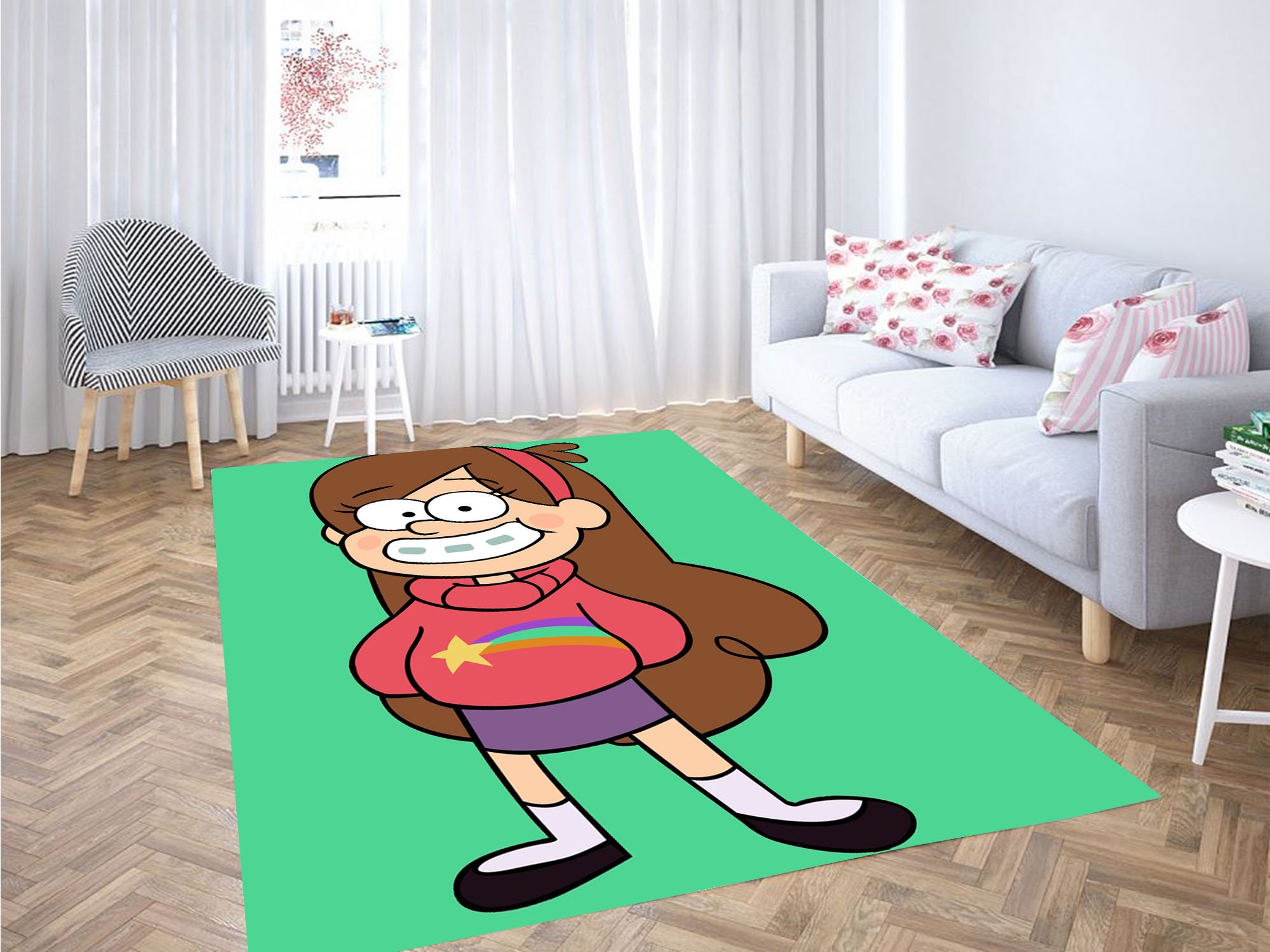 Mabel Gravity Falls Carpet Rectangle Rug