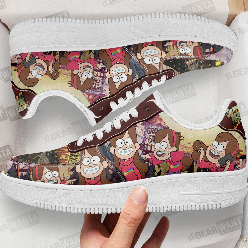 Mabel Pines Gravity Falls Air Sneakers Custom Cartoon Shoes