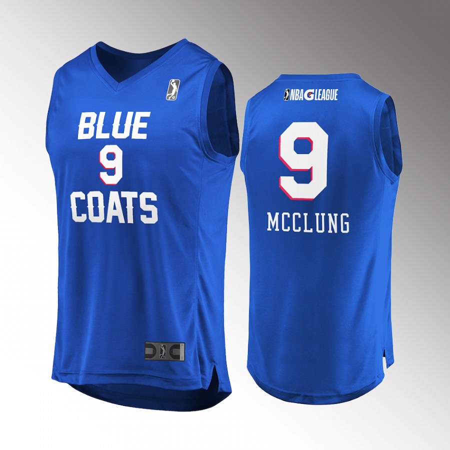 Mac McClung #9 Delaware Blue Coats NBA G League Blue Jersey Player