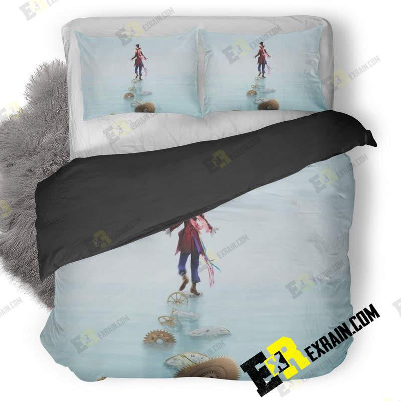 Mad Hatter Alice Through The Looking Glass 3D Customized Duvet Cover Bedding Set
