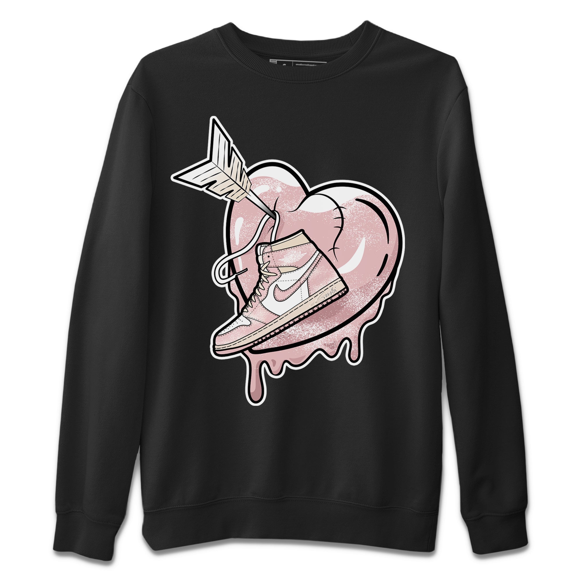 Mad In Love Unisex Sweater – Air Jordan 1 Washed Pink, Sneakers Matching Sweater