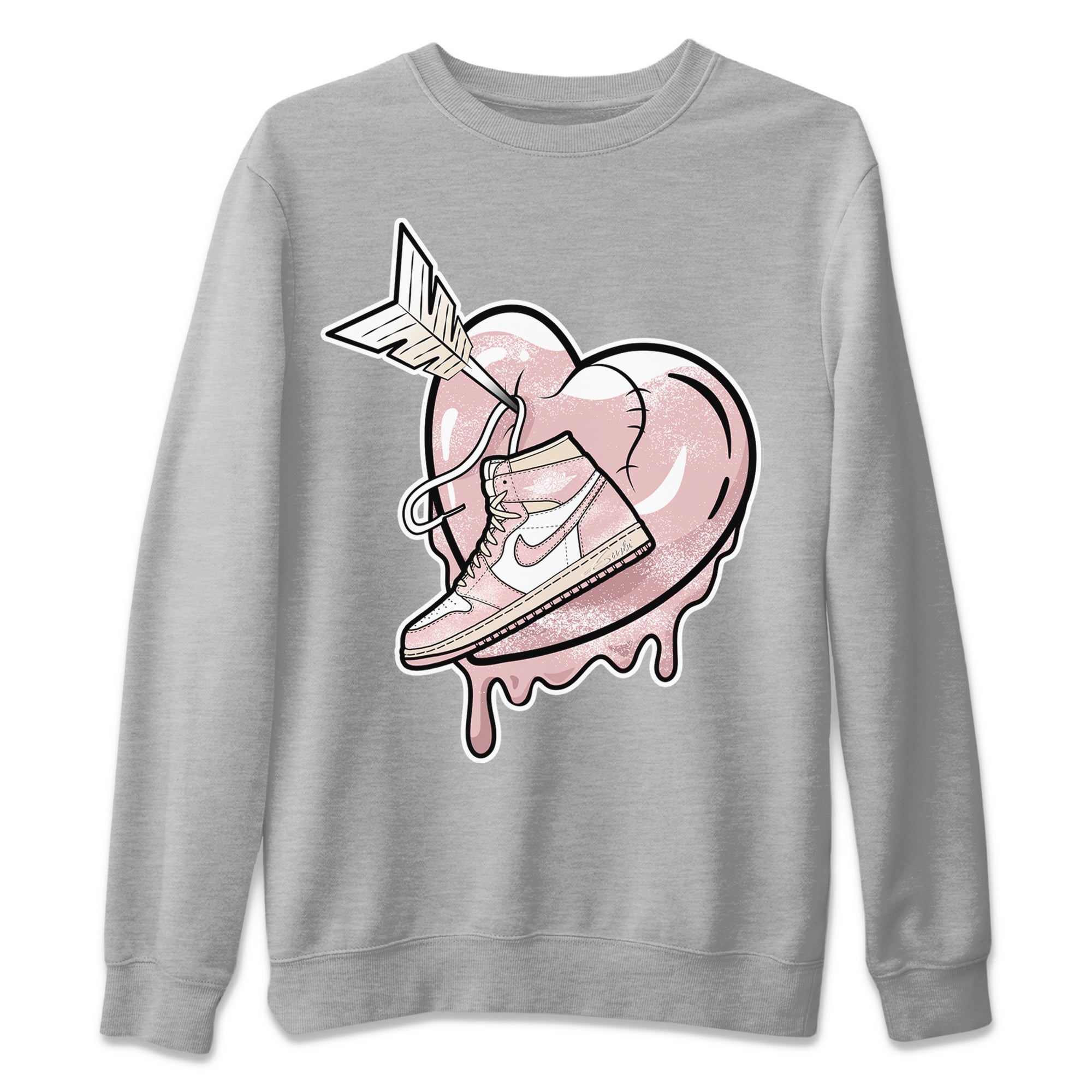 Mad In Love Unisex Sweater – Air Jordan 1 Washed Pink, Sneakers Matching Sweater