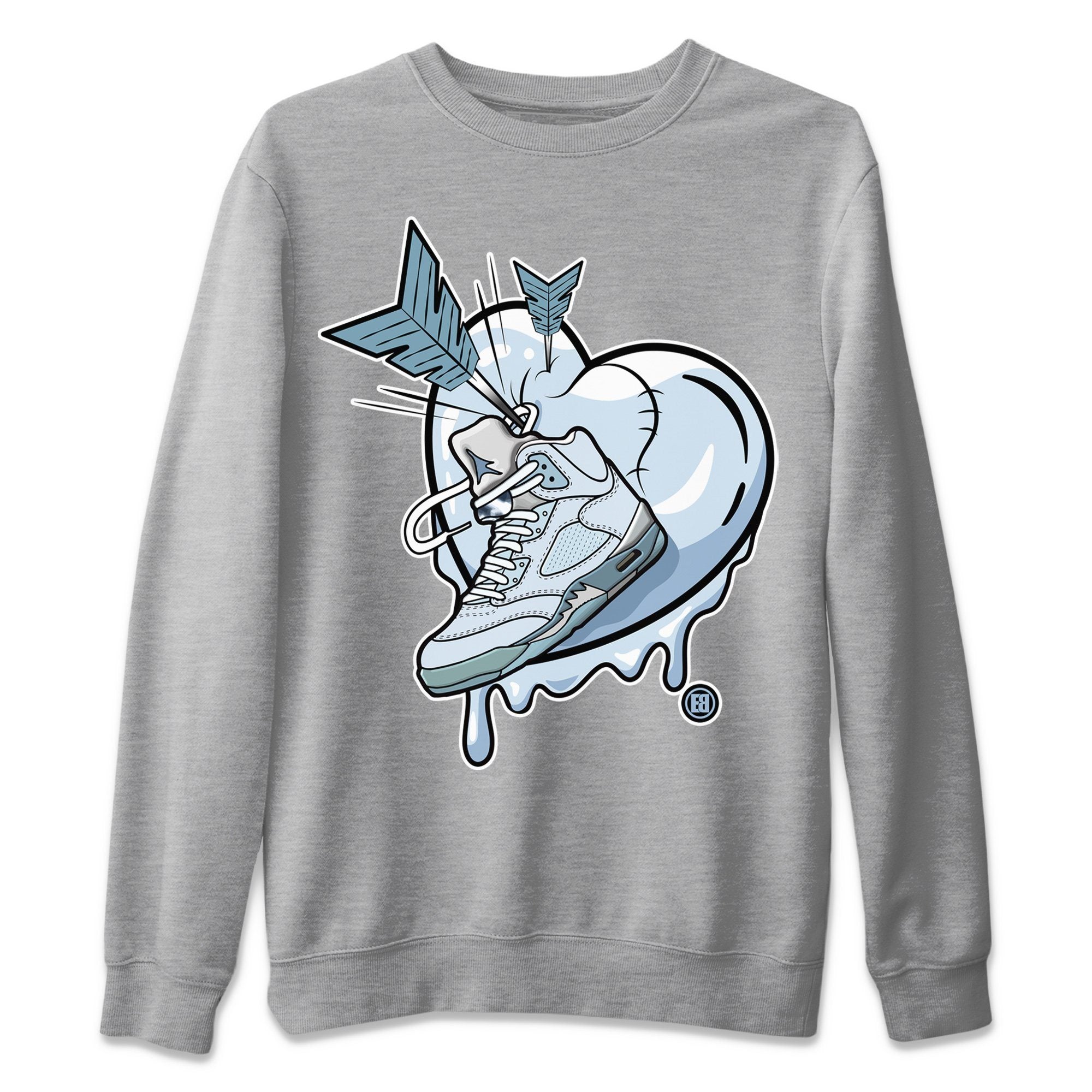 Mad In Love Unisex Sweater – Air Jordan 5 Blue Bird, Sneakers Matching Sweater