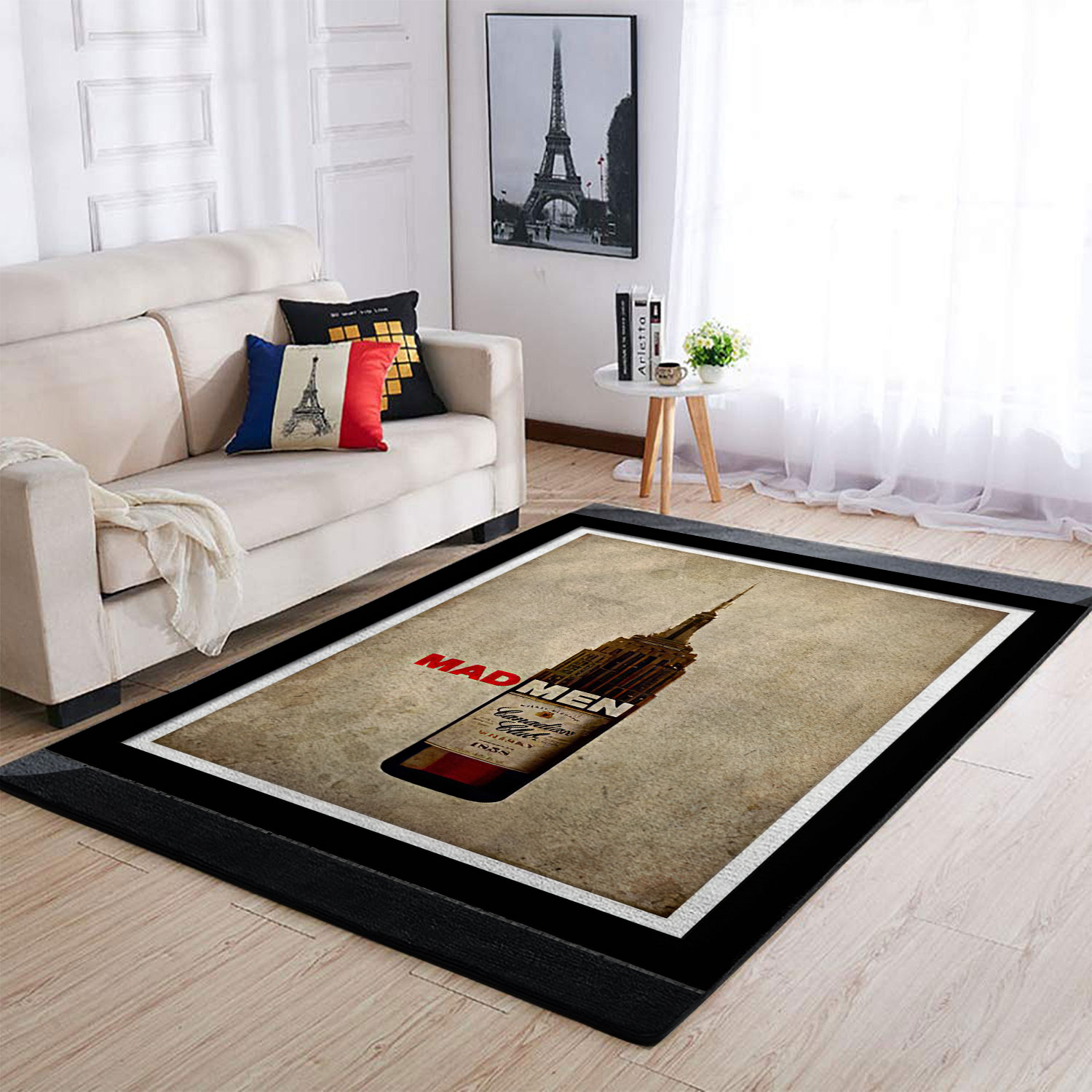 Mad Men Nyc Whiskey Don Draper Sterling Cooper Pryce Rectangle Rug