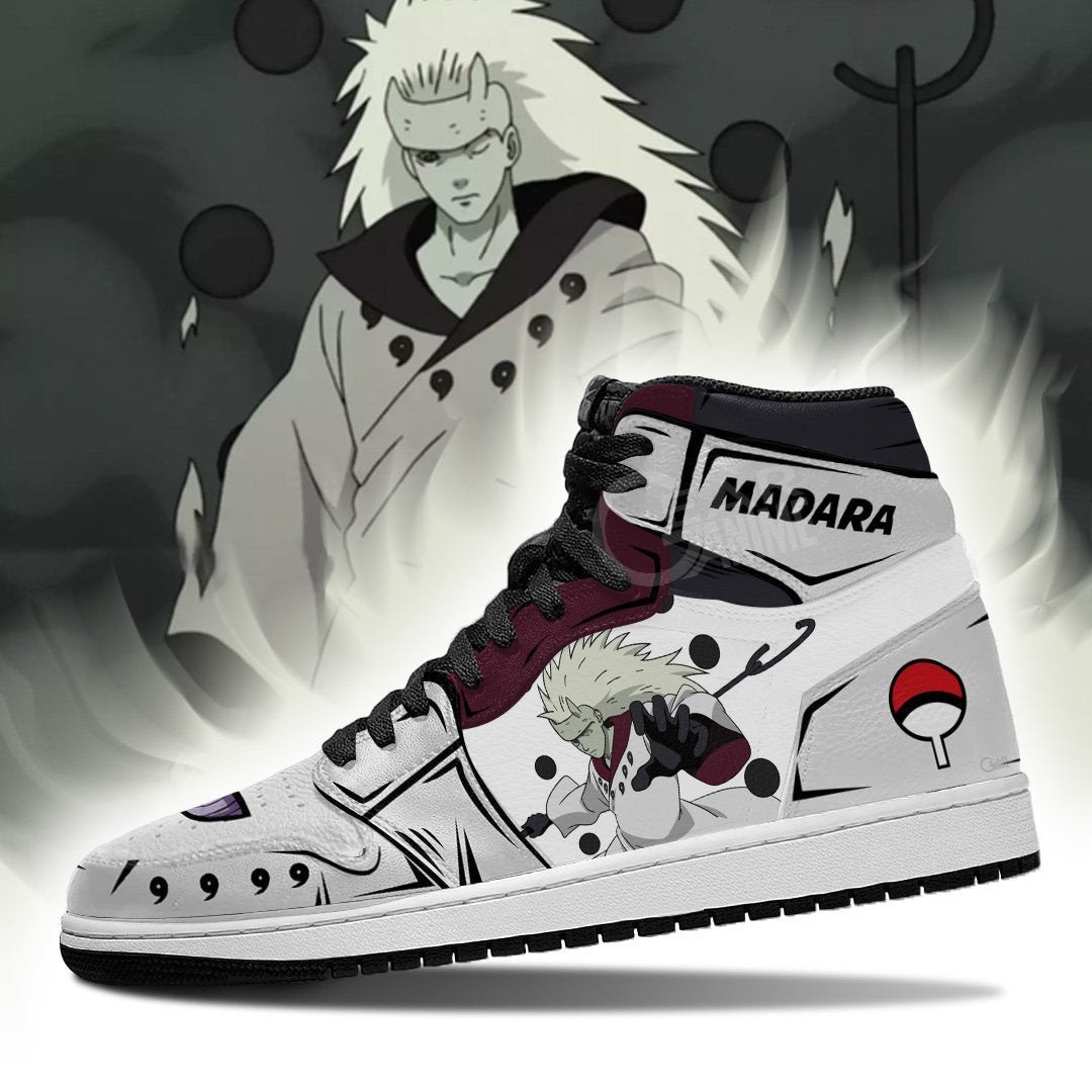 Madara Rikudou JD1s Sneakers Anime JD1s Sneakers Costume, Air Jordan Hightop