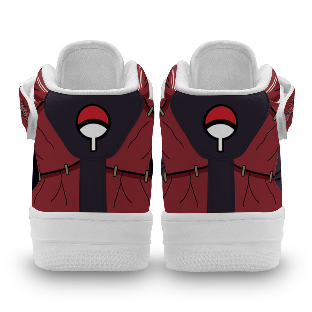 Madara Rinnegan and Sharingan Sneakers Air Mid Custom Anime Shoes