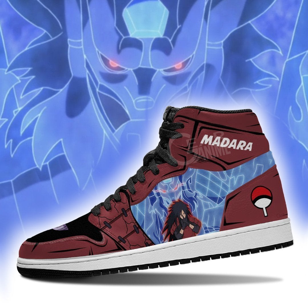 Madara Susanoo JD1s Sneakers Anime JD1s Sneakers Costume, Air Jordan Hightop