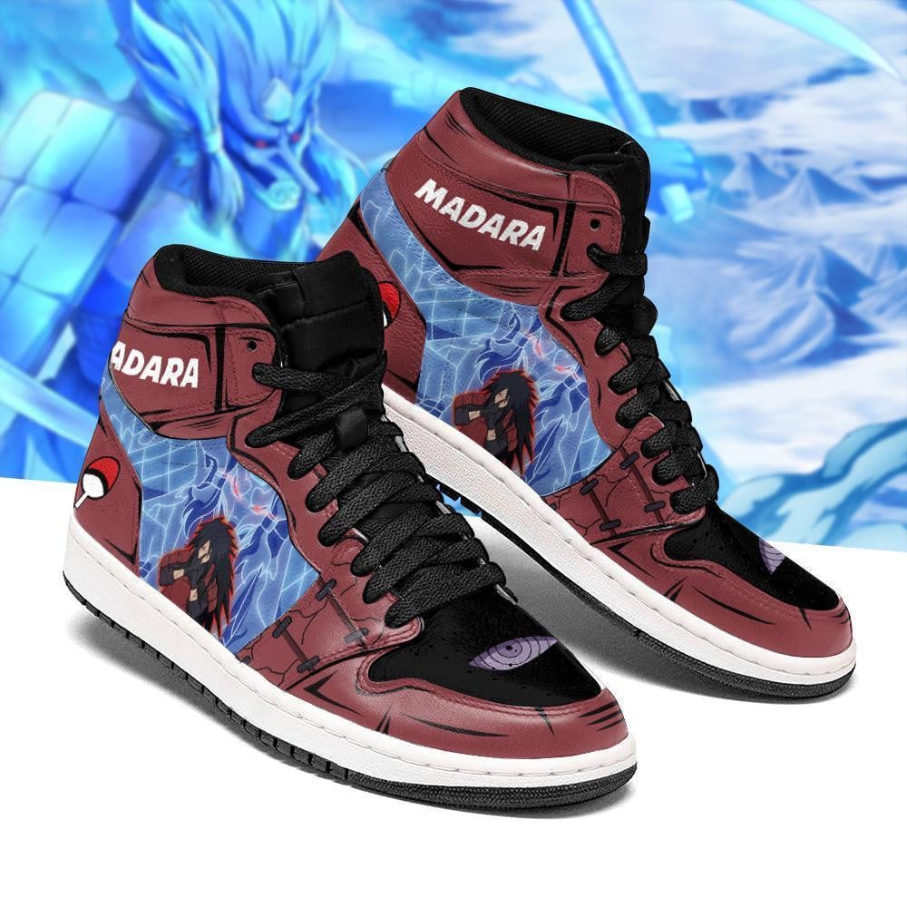 Madara Susanoo JD1s Sneakers Anime JD1s Sneakers Costume, Air Jordan Hightop