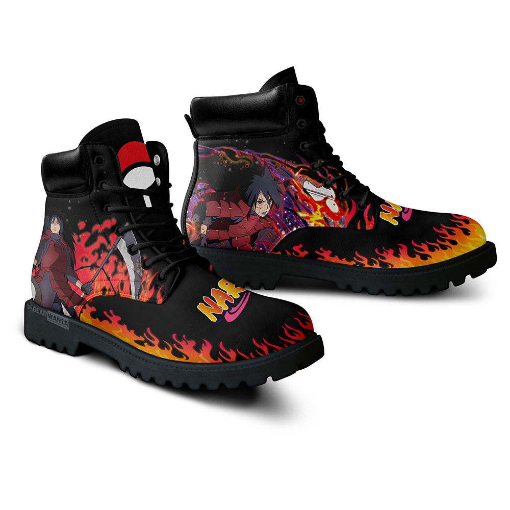 Madara Uchiha Boots Custom Anime Shoes