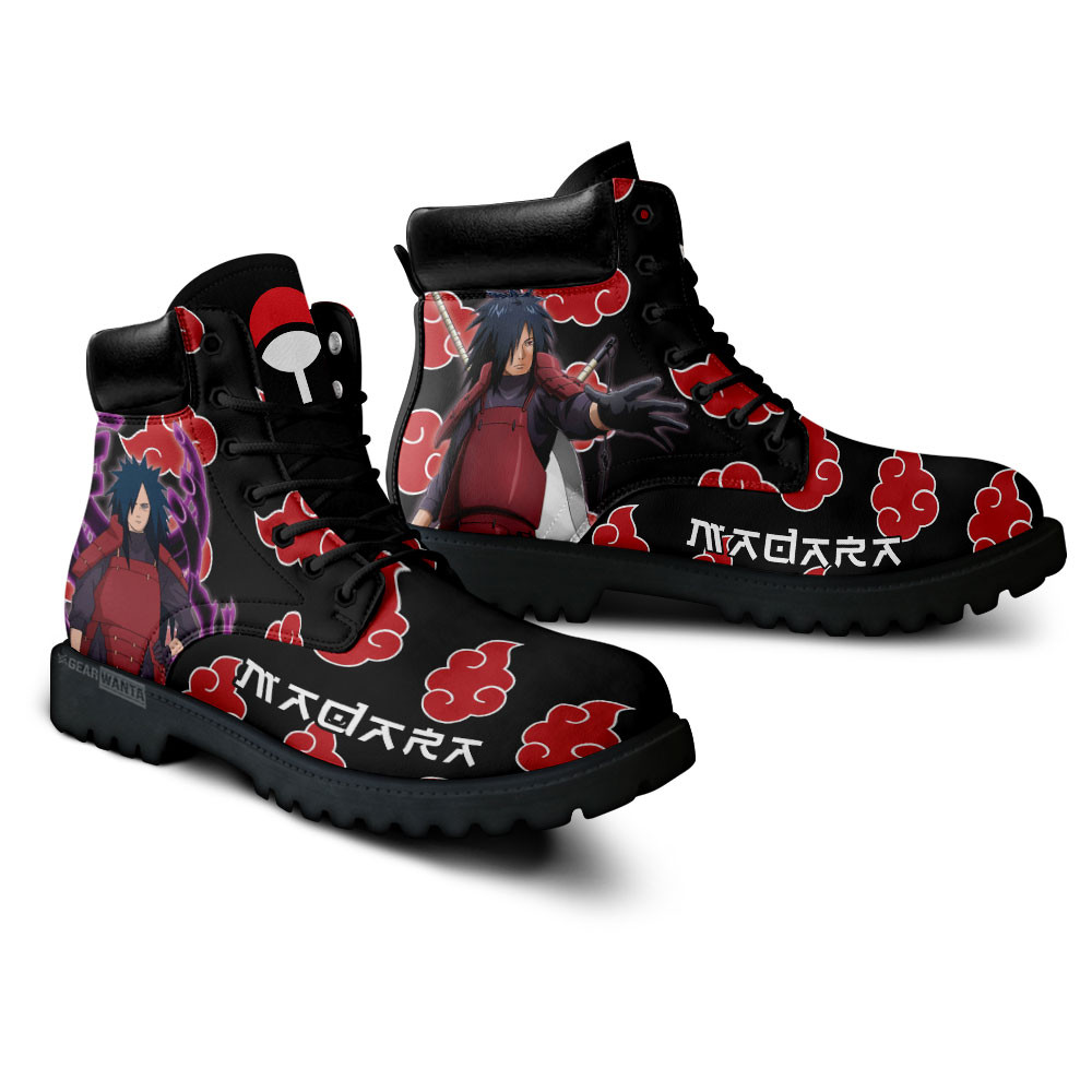Madara Uchiha Boots Custom Shoes For Anime Fans
