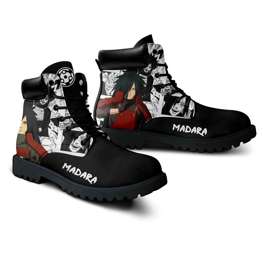 Madara Uchiha Boots Manga Anime Custom Shoes