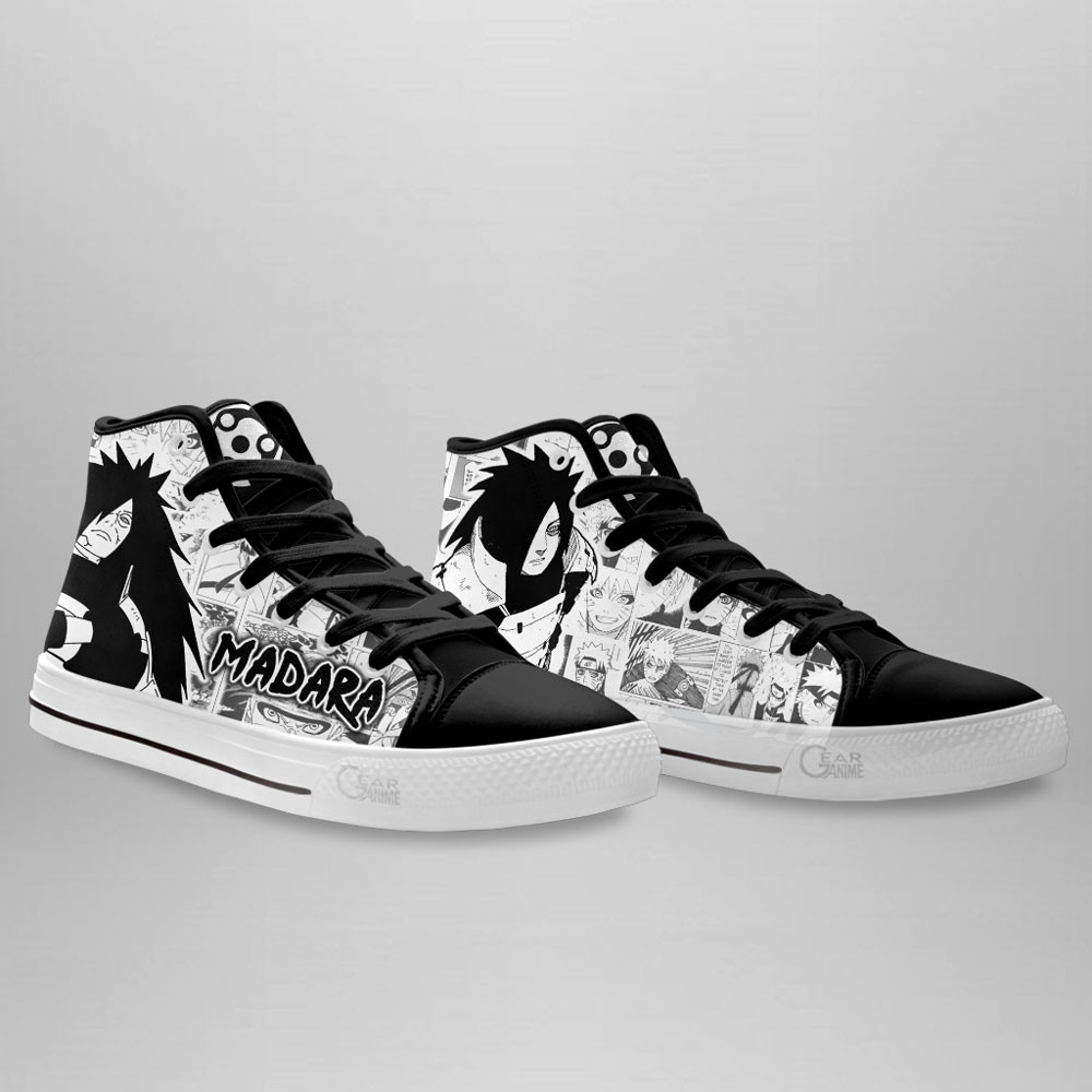 Madara Uchiha High Top Shoes Custom Manga Anime Sneakers