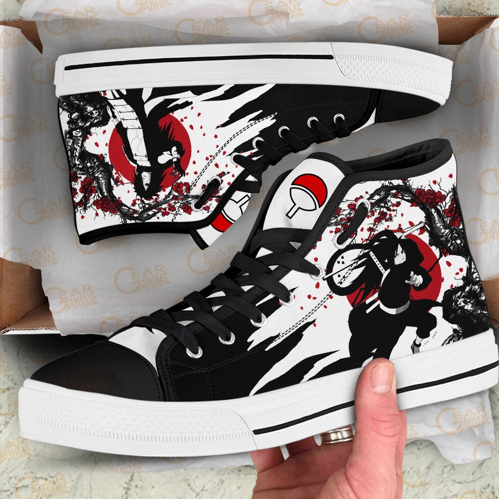 Madara Uchiha High Top Shoes Custom NRT Anime Sneakers Japan Style
