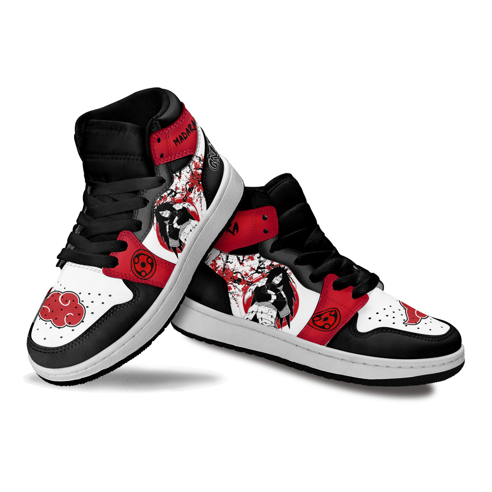 Madara Uchiha Kids Sneakers Custom Anime Shoes For Kids Japan Style