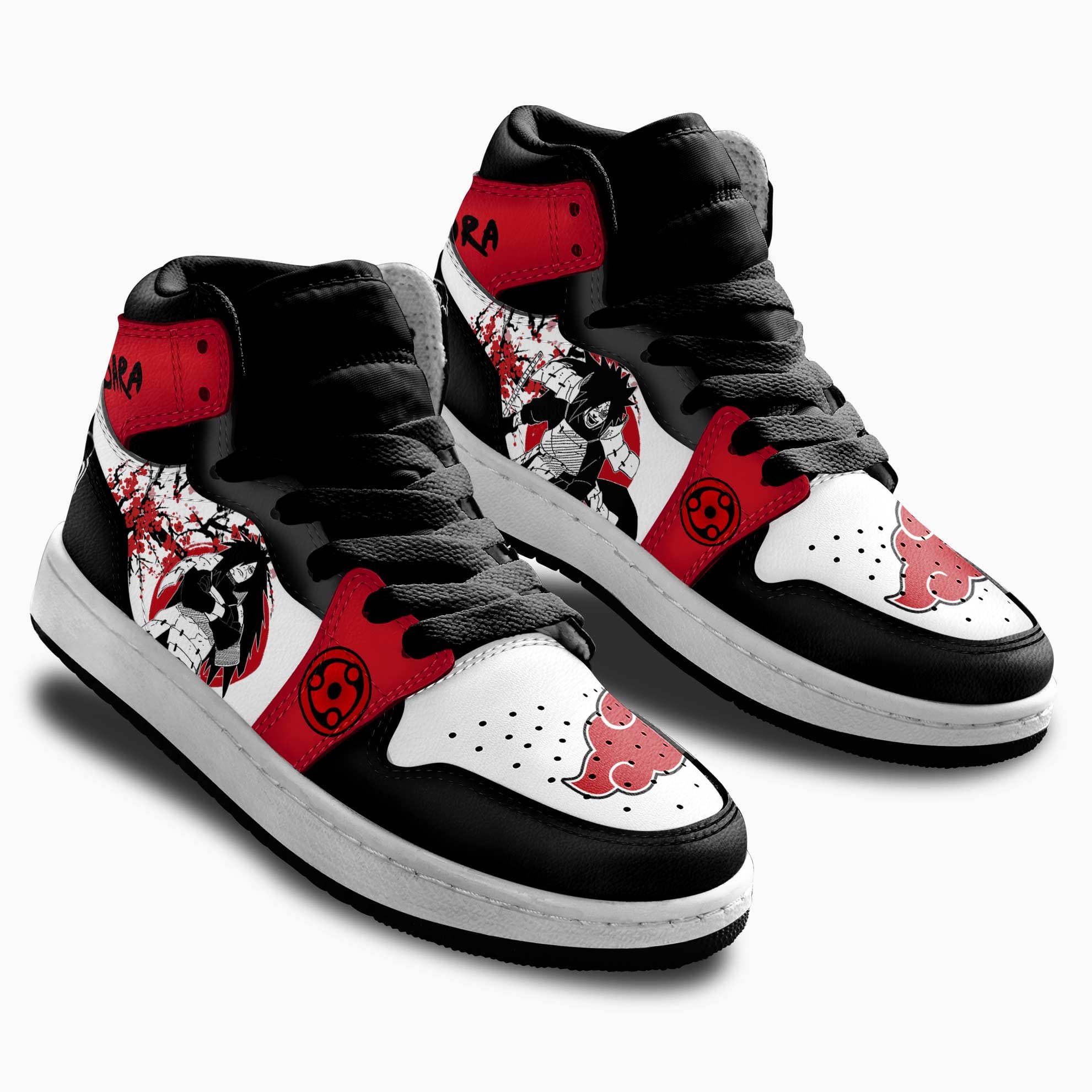 Madara Uchiha Kids Sneakers Custom Anime Shoes For Kids Japan Style