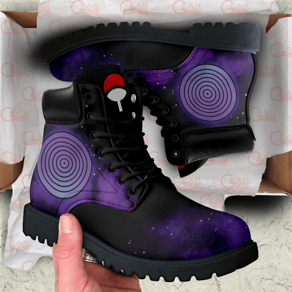Madara Uchiha Rinnegan Boots Anime Custom Shoes