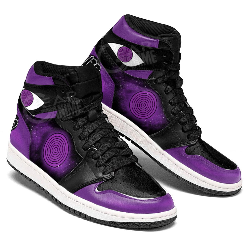 Madara Uchiha Rinnegan JD1s Sneakers Naruto Anime Dojutsu Shoes, Air Jordan Hightop