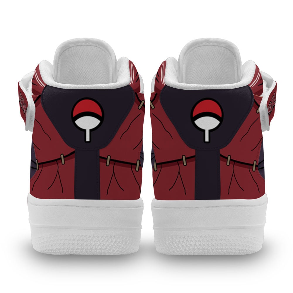 Madara Uchiha Weapon Sneakers Air Mid Custom Anime Shoes