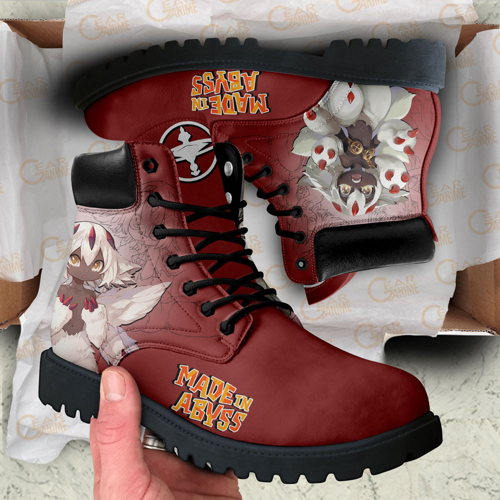 Made In Abyss Faputa Boots Anime Custom Shoes
