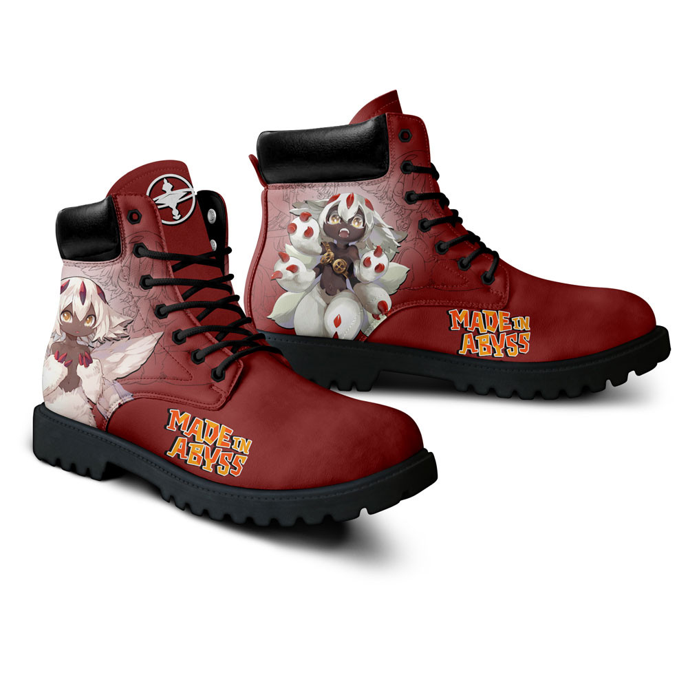 Made In Abyss Faputa Boots Anime Custom Shoes