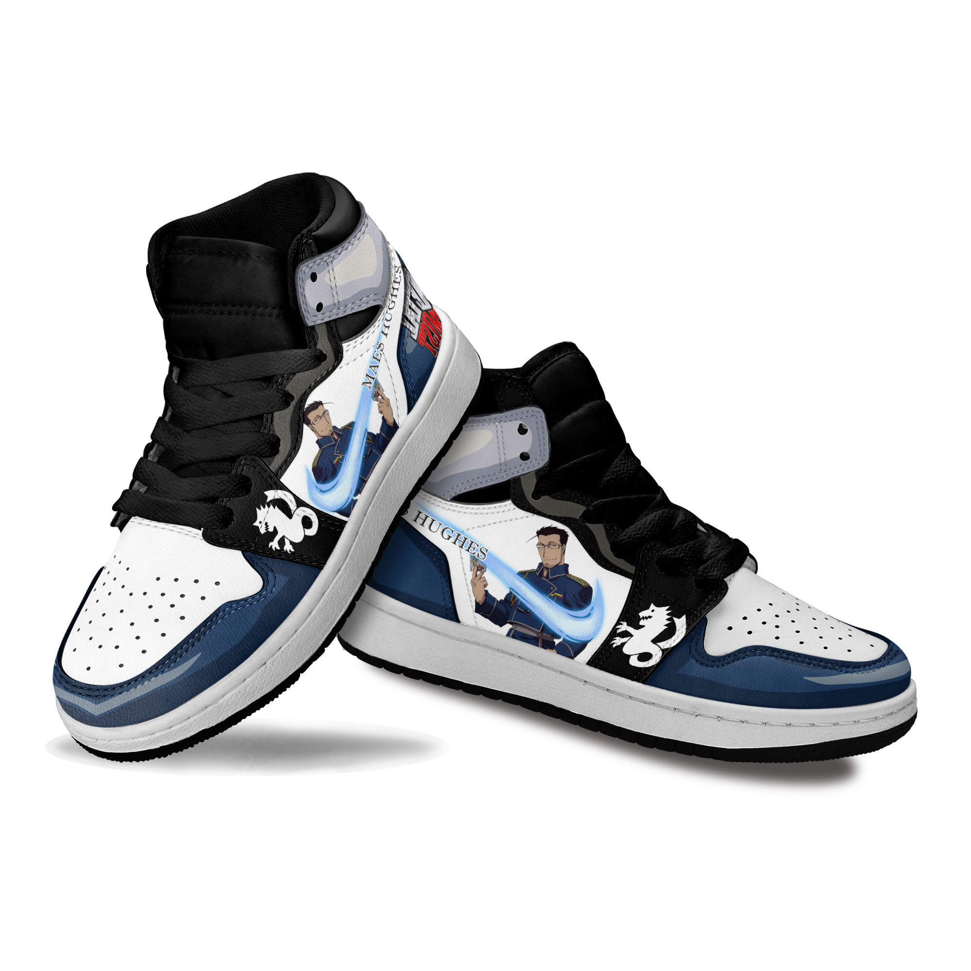 Maes Hughes Kids Sneakers Custom Fullmetal Alchemist Shoes For Kids